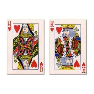  King and Queen of Hearts Fridge Magnet Set: Everything 
