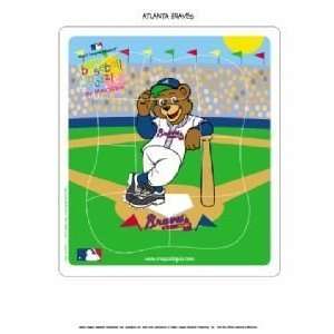 Atlanta Braves Kids/Childrens Team Mascot Puzzle MLB Baseball:  