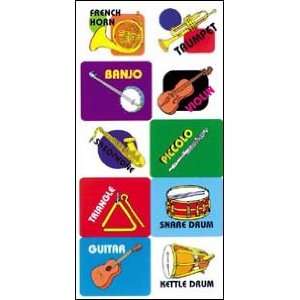   Instruments  Set of 60 with 10 different designs: Musical Instruments