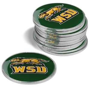 Wright State Raiders Golf Ball Marker (12 Pack)  Sports 