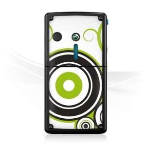  Design Skins for Sony Ericsson M600i   Green Circles 