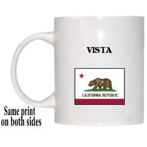    US State Flag   VISTA, California (CA) Mug 
