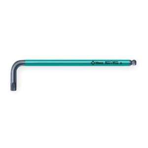  WERA 05022504002 Ball End Hex Key,2.5mm Tip,4 7/16 In Arm 