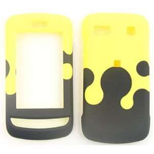 LG Xenon GR500 Milk Drop, Yellow and Black Hard Case/Cover/Faceplate 