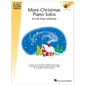 : More Christmas Piano Solos Level 3 Bk/Cd (Hal Leonard Student Piano 