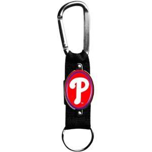   Philadelphia Phillies Black Carabiner Clip Keychain: Sports & Outdoors