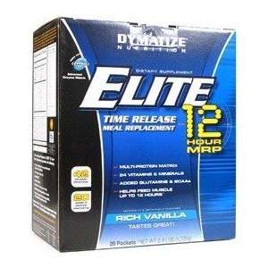 Elite 12 Hour MRP with BCAAs, Rich Strawberry, 20 Packets, From 