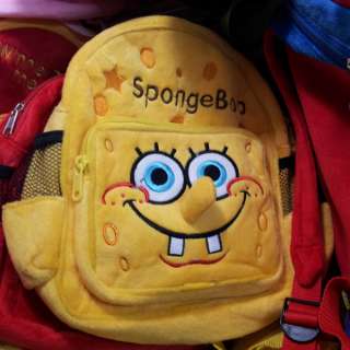NEW SpongeBob Squarepants Plush Pouch Backpack School Bag 30CM  
