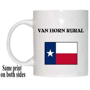    US State Flag   VAN HORN RURAL, Texas (TX) Mug 