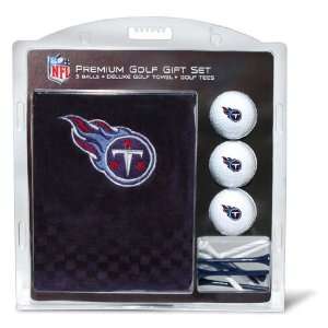 NFL Tennessee Titans Embroidered Golf Towel (3 Golf Balls/12 Tee Gift 