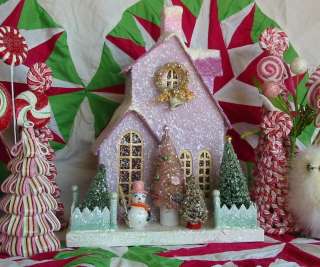 Vintage Style Cody Foster House XmasPink Tudor House New for 2011 