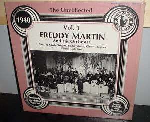 The Uncollected Freddy Martin and Orchestra 1940 LP  