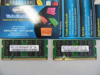 4GB 2X 2GB Hynix 2Rx8 PC2 5300s DDR2 Laptop Sodimm RAM  