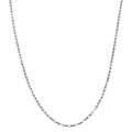 Sterling Silver 16 inch Mixed Link Chain Necklace 
