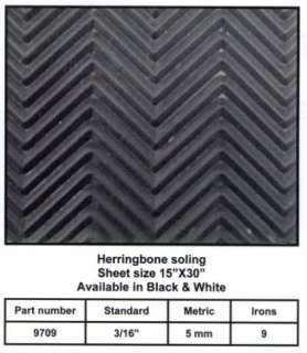 SoleTech Herringbone Rubber Soling Sheet   Shoe Repair  
