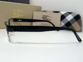 New Authentic Burberry Eyeglasses BE 1110 1001 BE1110 53 18 Made In 