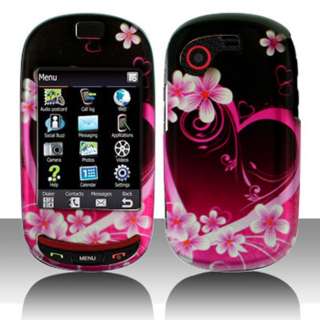 Snap on Samsung Gravity T T669 Pink Love Protective Case   