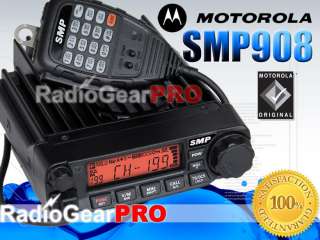 Motorola SMP 908 mobile radio UHF DTMF 440 512 Mhz truck transceiver 