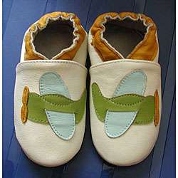 Happy Kids Airplane Leather Infant Shoes  