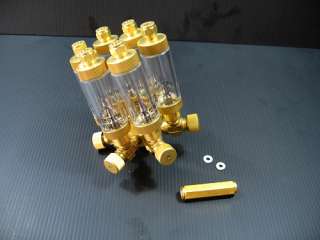 Example of CO2 Brass Divider with CO2 electromagnetic valve
