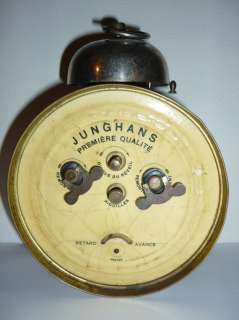 Antique Junghans Desk Alarm Clock 1920`s Germany  