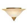   Downlight Chandelier Lighting Fixture Golden Bronze, Ivory Art Glass