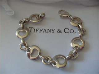 Tiffany & Co. Heart Link Sterling Silver Bracelet  