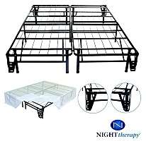 Night Therapy Smart Base Steel Bed Frame Foundation   Queen  