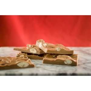 Milk Chocolate Almond Bark Gift Tin:  Grocery & Gourmet 