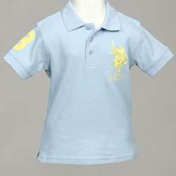 US Polo Boys Light Blue Polo Shirt  Overstock