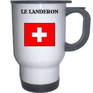 Switzerland   LE LANDERON White Stainless Steel Mug