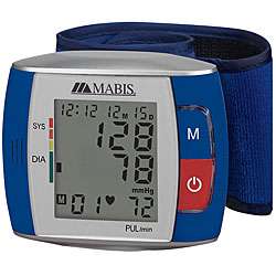 Mabis Healthcare Wrist Blood Pressure Monitor  Overstock