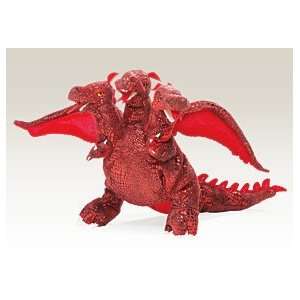  Three Headed Red Dragon by Folkmanis Puppets Toys & Games