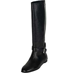 Burberry Womens Flat Riding Boots  