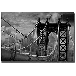 Yale Gurney Manhattan Bridge Gallery wrapped Art  