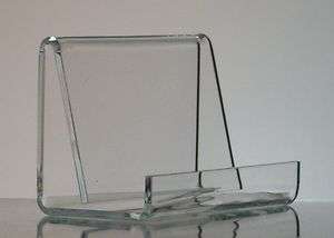 Industrial Style Acrylic Business Card Holder Display  
