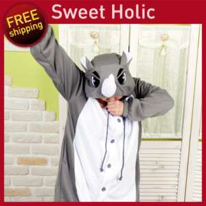 SWEET HOLIC Kigurumi Animal Pajama Adult Costumes Rhino  