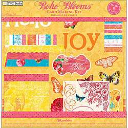 The Paper Company Boho Blooms Card making Kit  Overstock