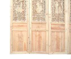 Chinese 8 Immortal Carving Floor Panel Screen Set ss898  