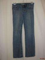   ~SEVEN 7 Blue Studded Rear Pocket Stretch Boot Cut Leg Jeans Size 29