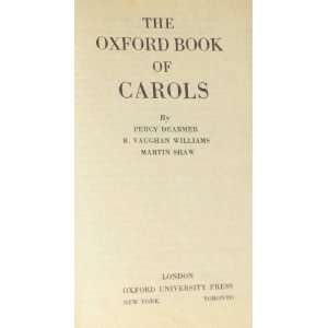  THE OXFORD BOOK OF CAROLS Music & Words R Vaughan 