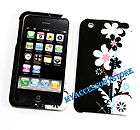 For Apple iPhone 3G 3GS Colorful Flowers Rhinestones Bling Cell Phone 