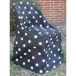 Polka Dot Folding Chair Covers (Set of 4)  