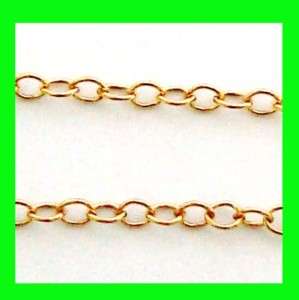 ft 14k Gold Filled delicate Cable Chain 1.5mm gch21  