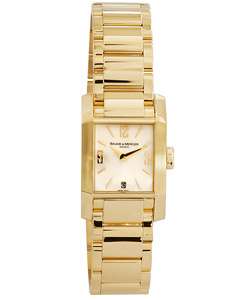 Baume & Mercier Diamant Womens Gold Watch  Overstock