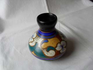 Dutch Gouda art pottery VASE by ESKAF ±1925 Steenwijk  