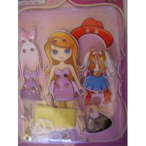   Dress up Wooden Doll Kit ~ 44 pcs ~ Blue Eyed Doll: Toys & Games