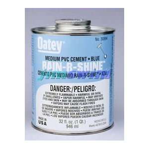  Oatey 30895 PVC Rain R Shine Cement, Blue, Gallon: Home 