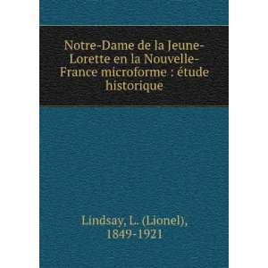  Notre Dame de la Jeune Lorette en la Nouvelle France 