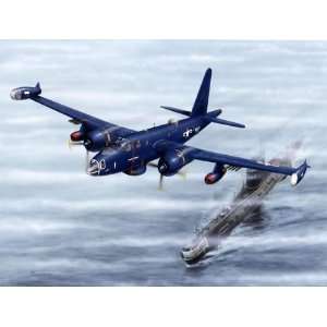 Loaded For Bear   Don Feight   P2V Neptune Aviation Art  